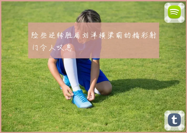 险些逆转胜局刘洋横梁前的精彩射门令人叹息